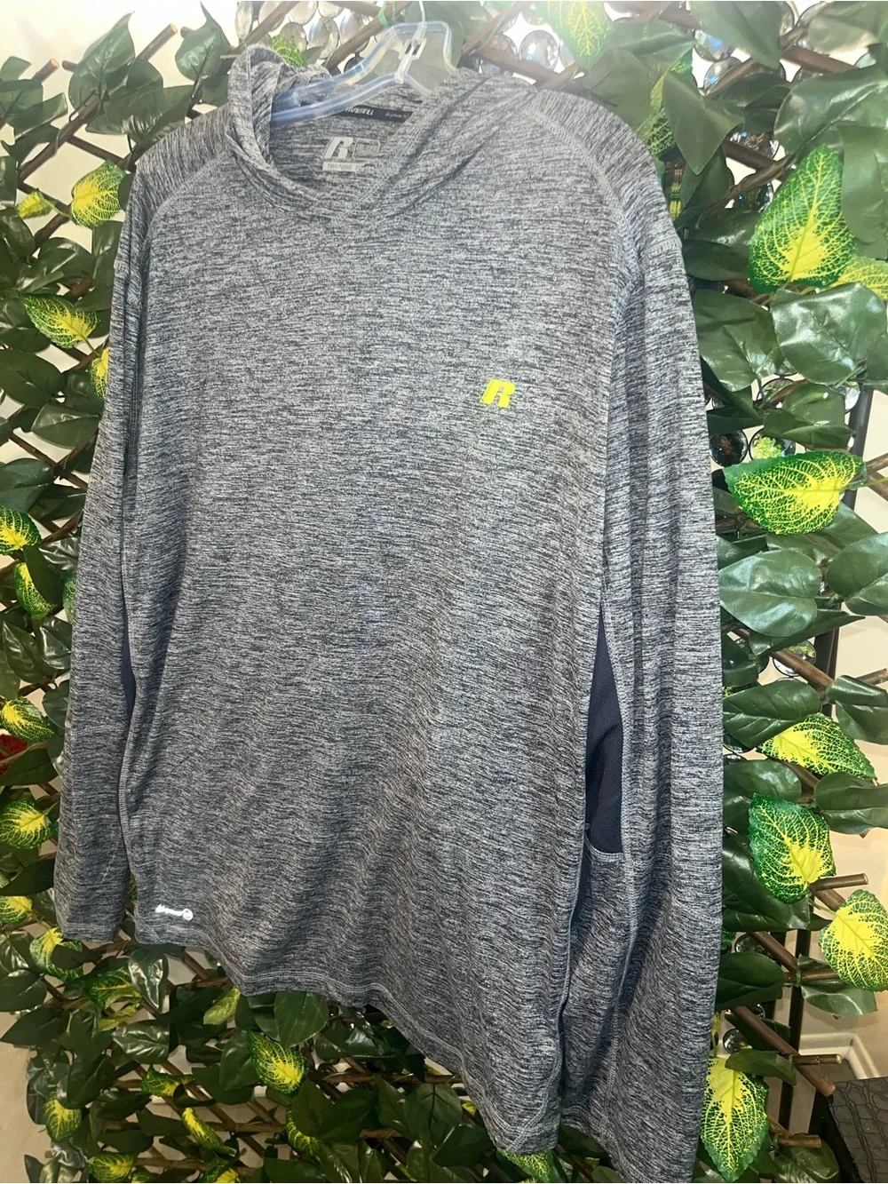 Russell Athletic Men's Heather Gray Performance Hoodie Size 3x